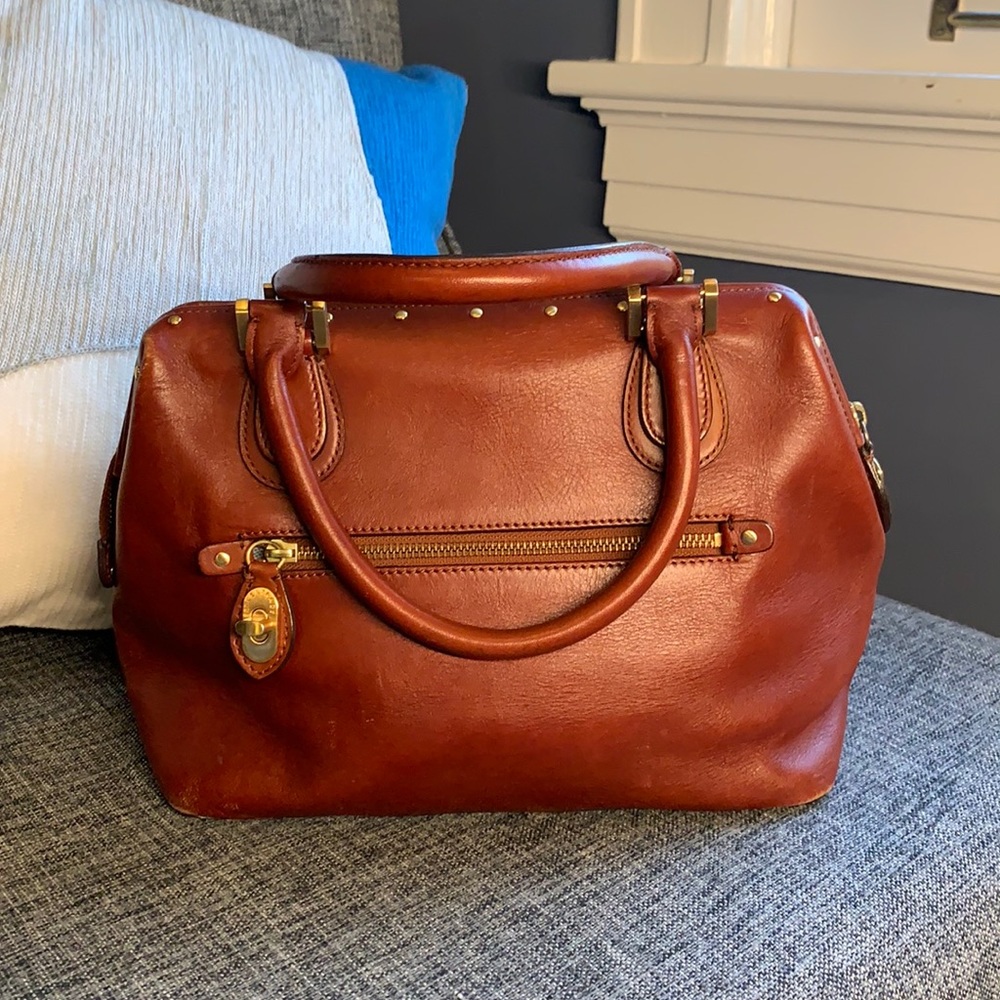 Ellen Tracy — Woman’s Brown Leather Purse